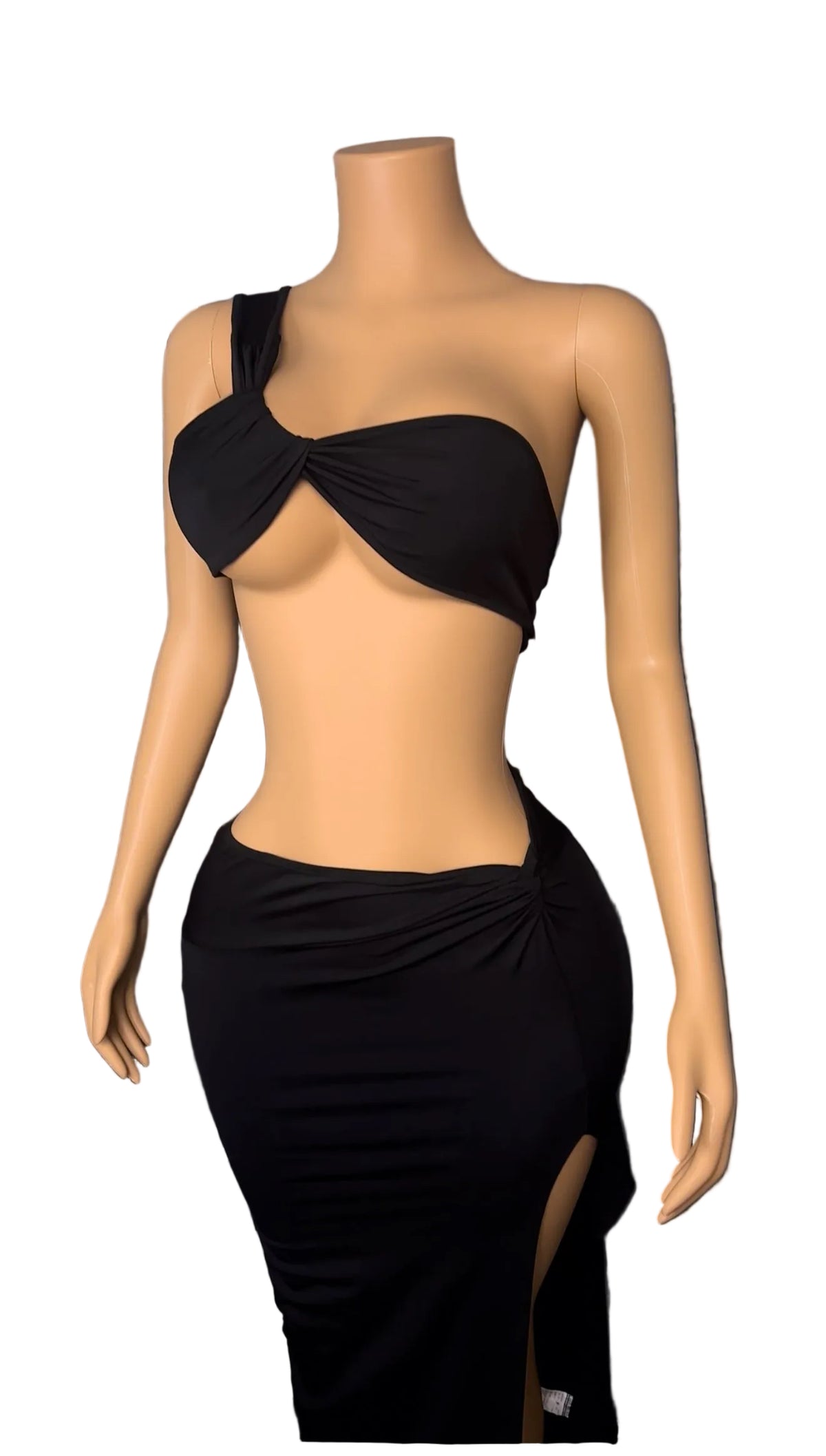 2-Piece tie up skirt set
