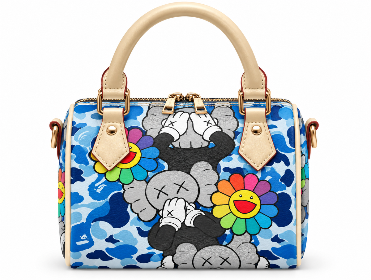 Coin pouch - Blue Camo