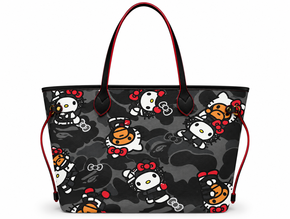 Tote Bag - Black camo