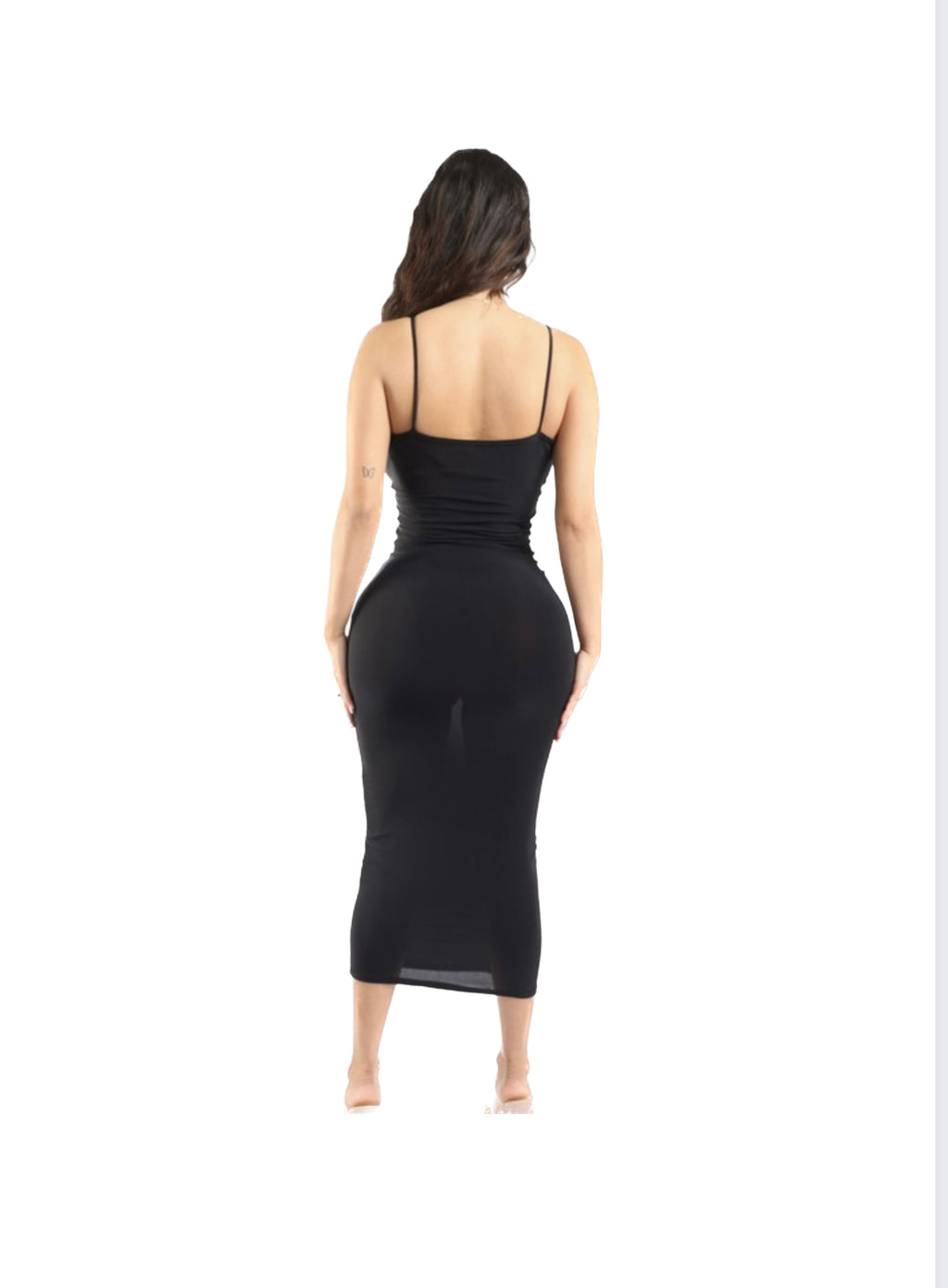 Black Tie Cutout Bodycon Dress