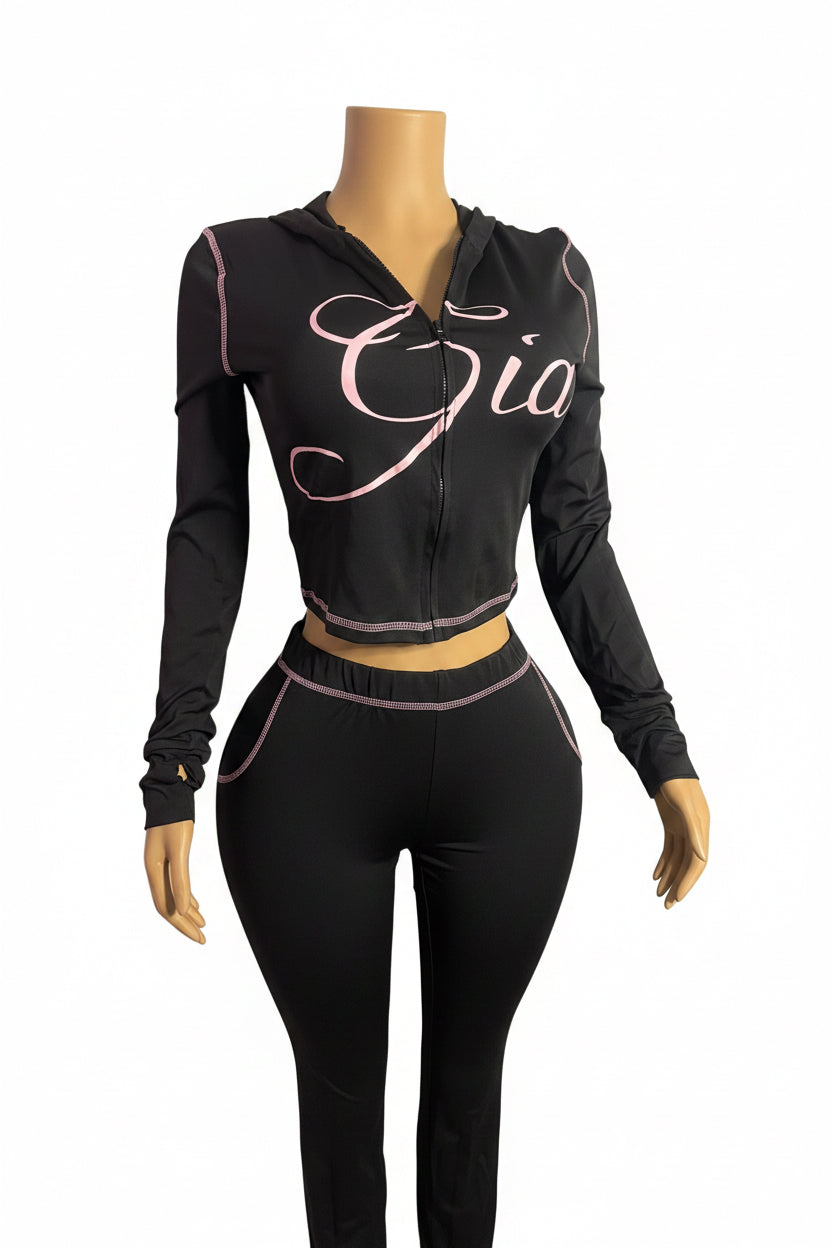 Black inspired set