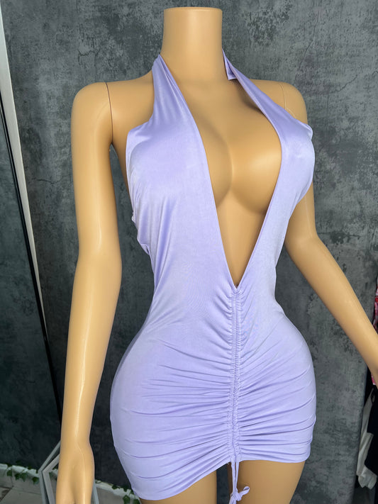 Midnight Siren Dress - Purple