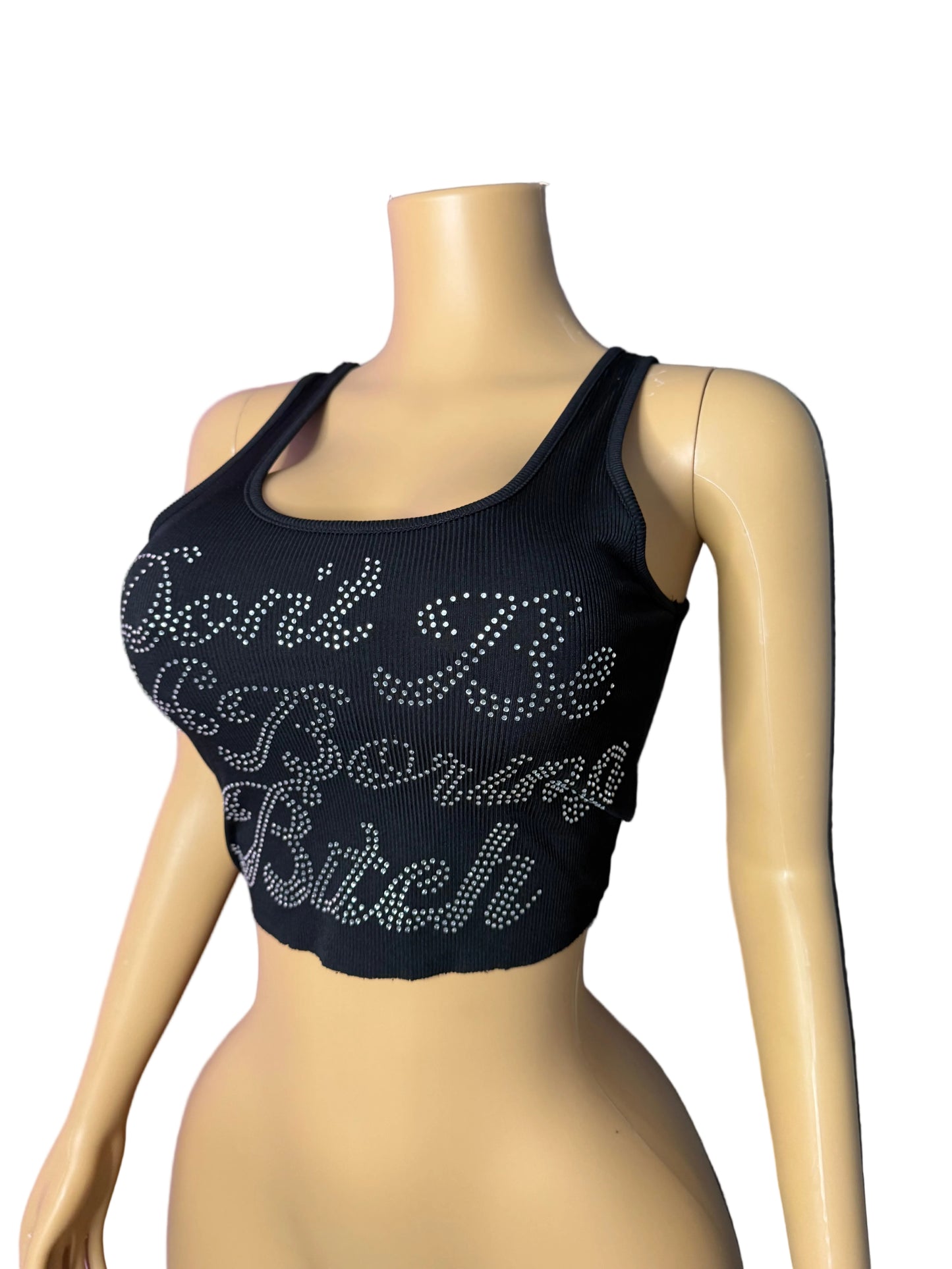 “don’t be a boring b****” tee