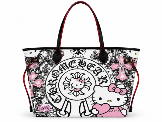 Tote Bag - White Hello Kitty