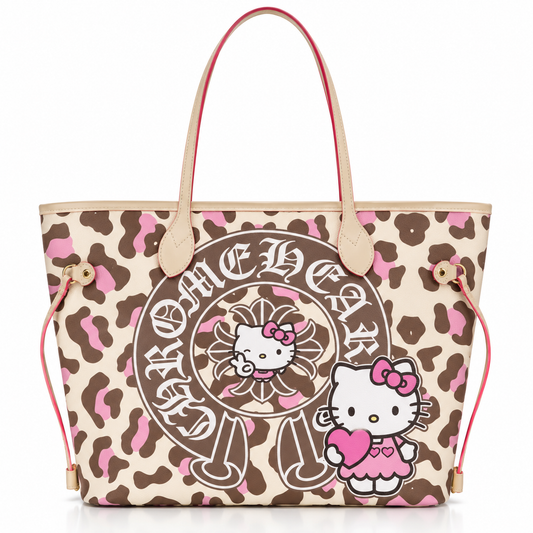 Tote Bag - Pink cheetah